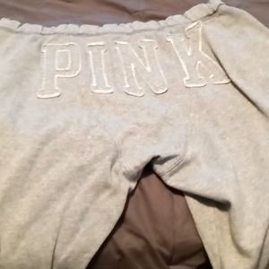 Pink sweatpants